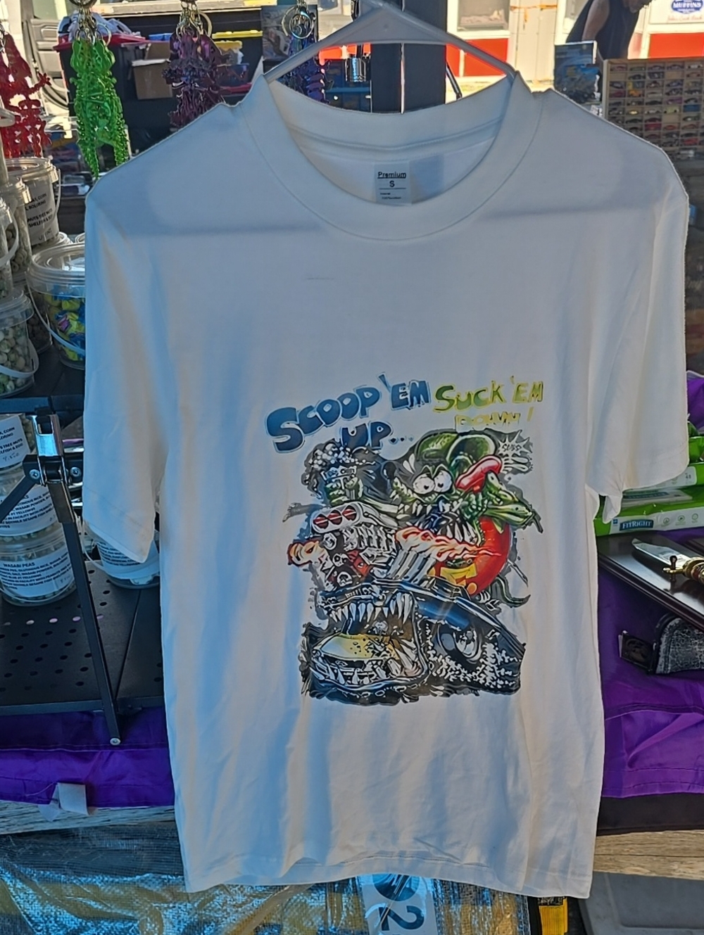 White Adult' Graphic Tee - Scoop 'Em Design